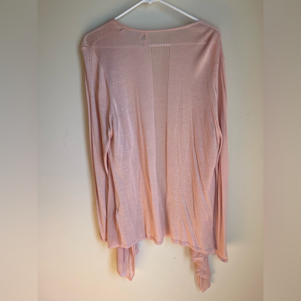 A. Moon Peach Rayon Cardigan Size XL - Picture 3 of 6